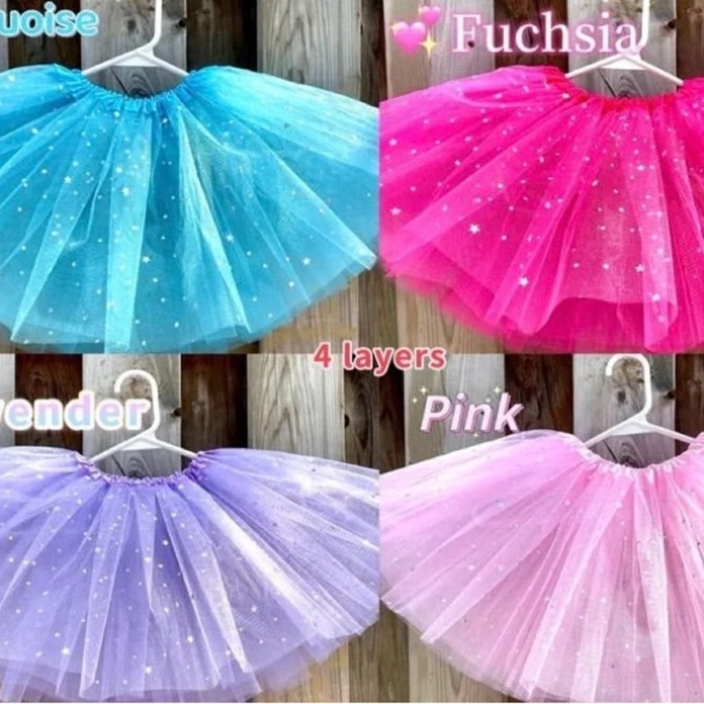 Sparkle Tutu 4 full layer baby to adult